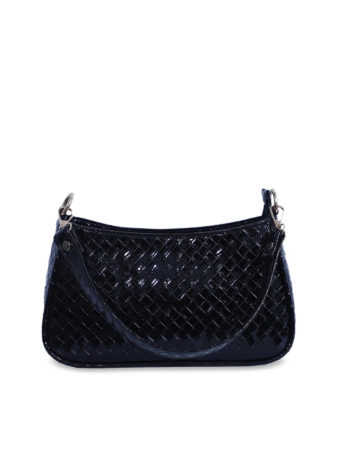 

FABBHUE Black Structured Sling Bag