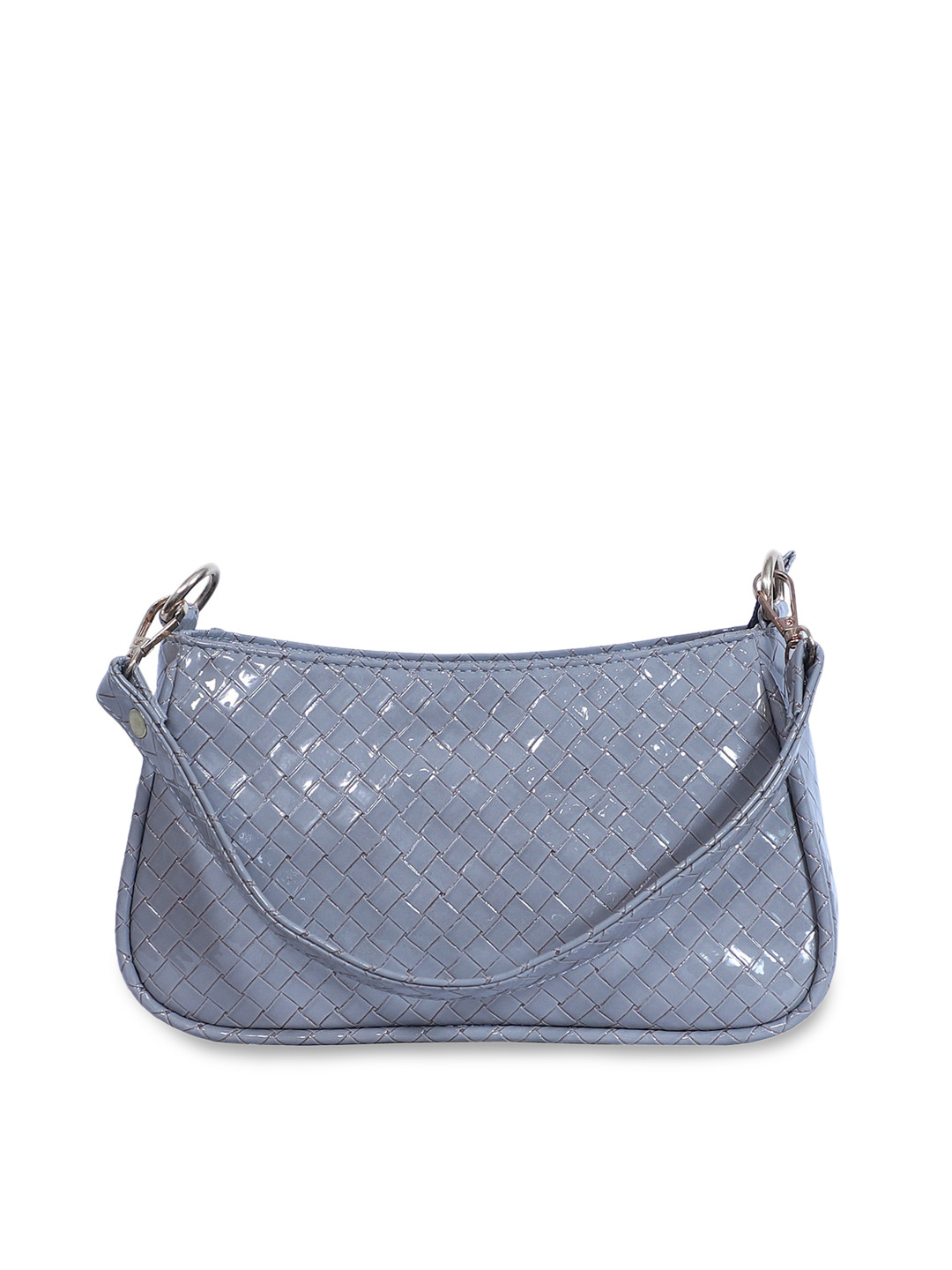 

FABBHUE Grey Structured Sling Bag