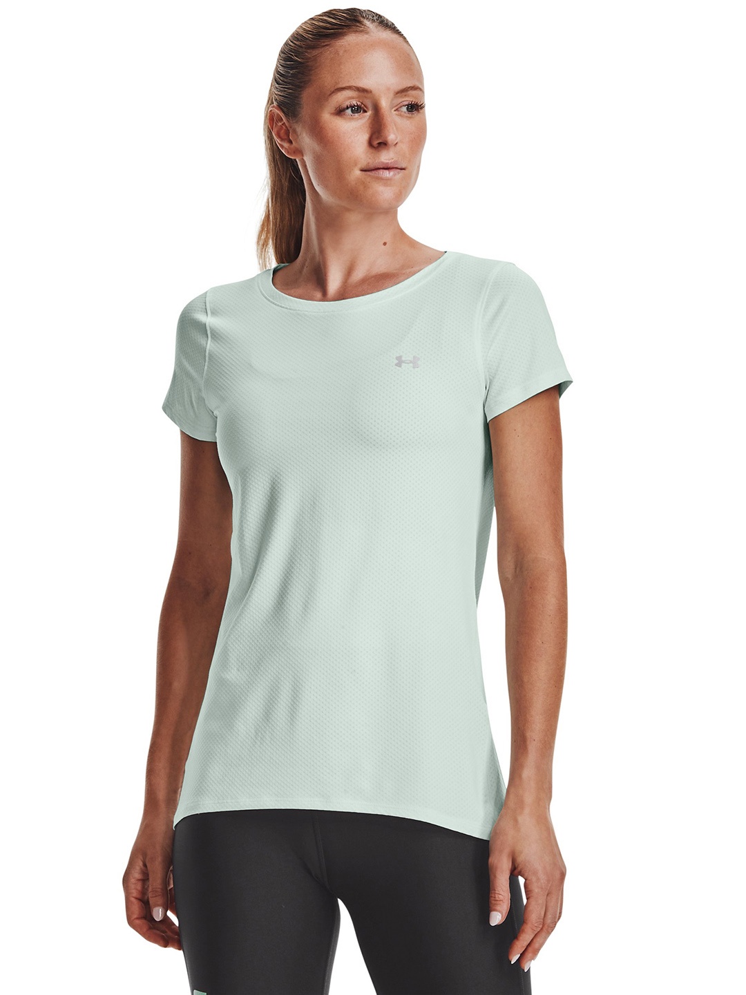 

UNDER ARMOUR Women Blue UA HG Armour SS T-shirt