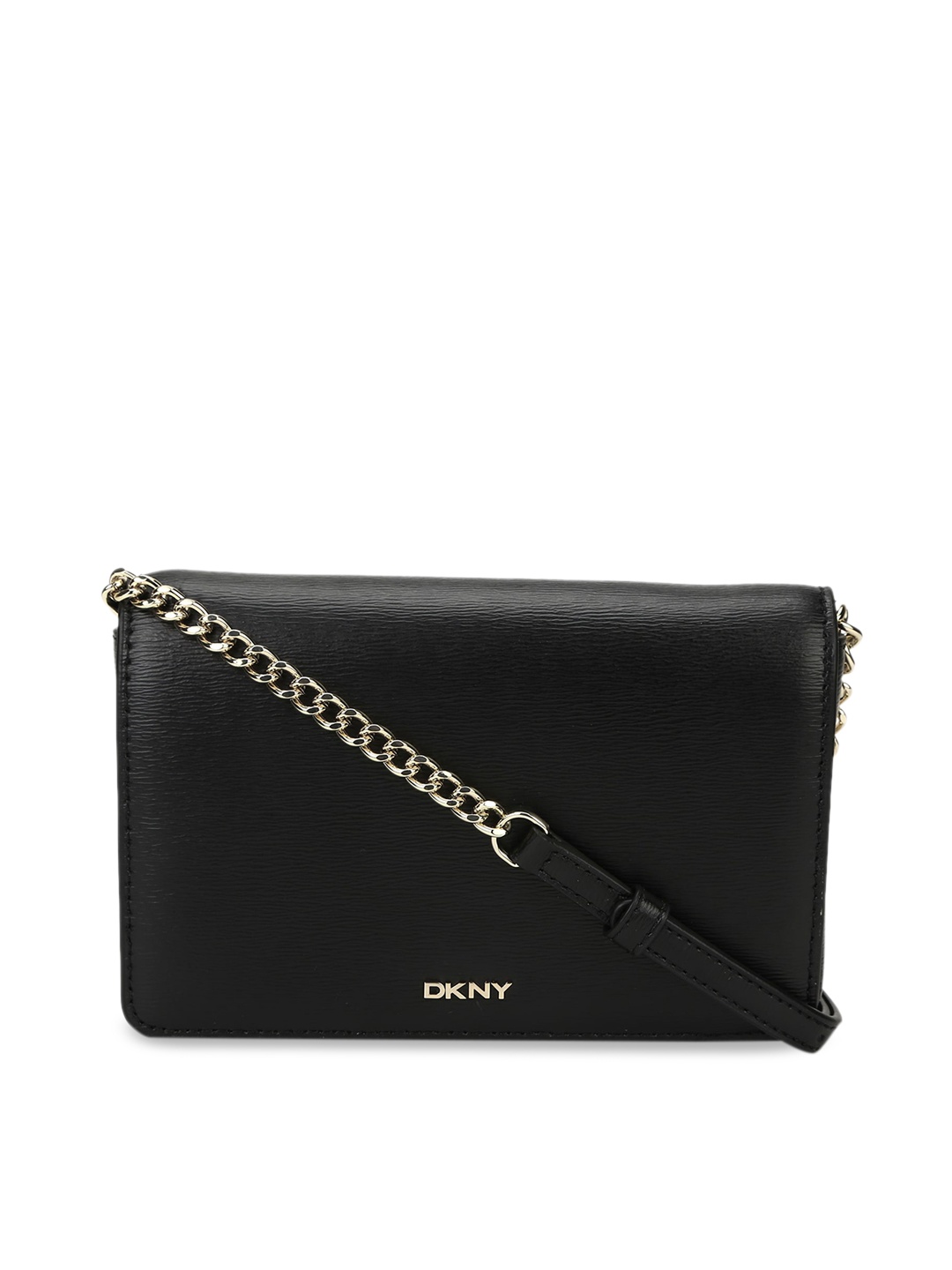 

DKNY Black Leather Sling Bag