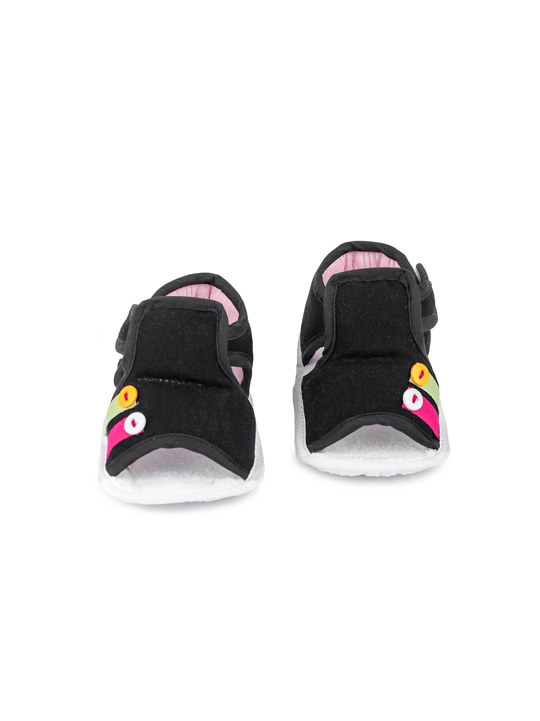 

Butterthief Unisex Kids Black Solid Comfort Sandals