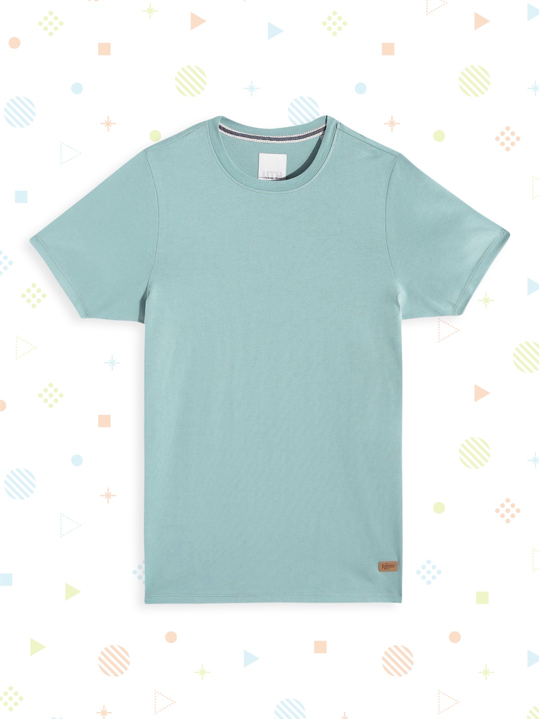 

UTH by Roadster Boys Sage Green Solid T-shirt