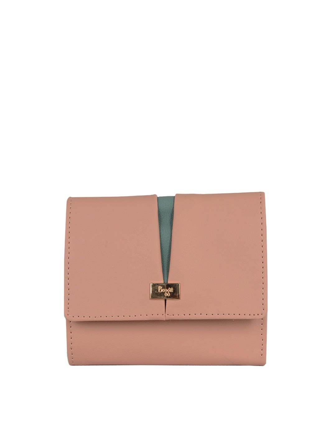 

Baggit Women Pink Three Fold Wallet