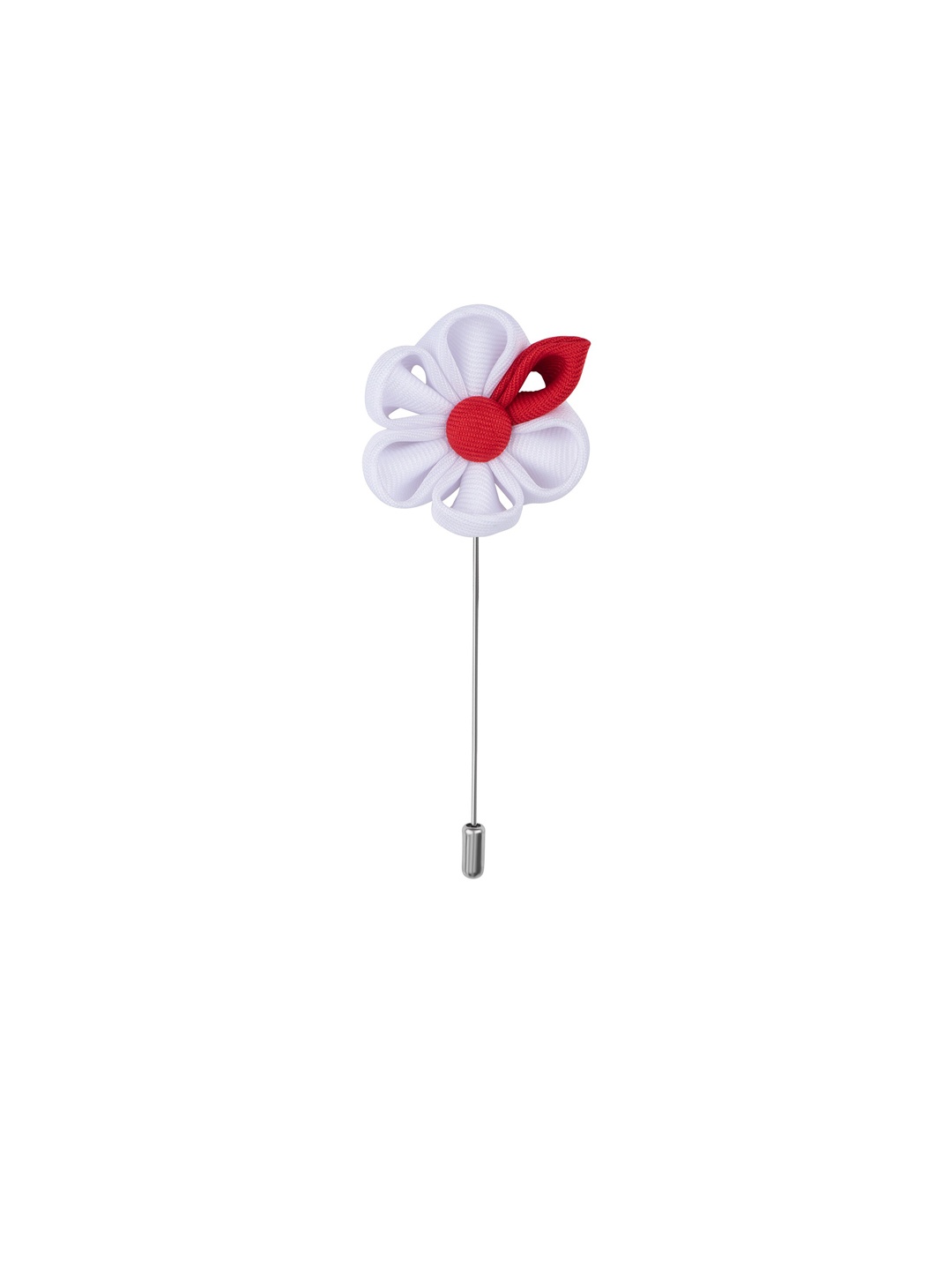 

The Tie Hub Men White & Red Gazania Gazania Lapel Pin