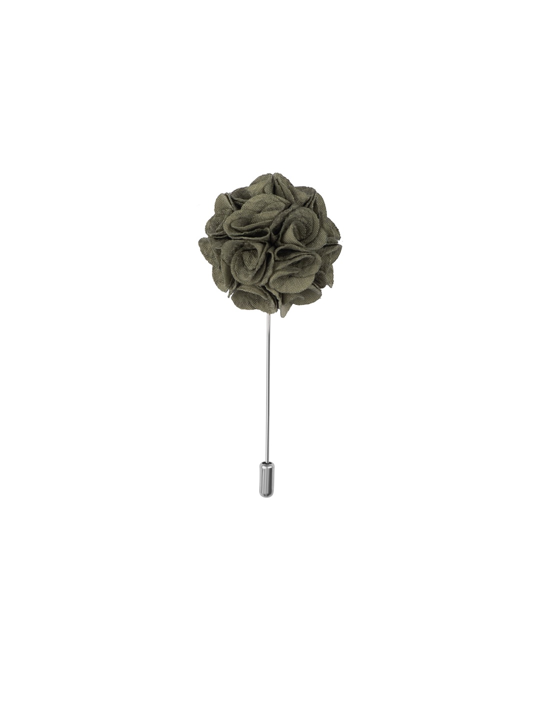 

The Tie Hub Men Green Solid Marigold Flower Shaped Lapel Pin