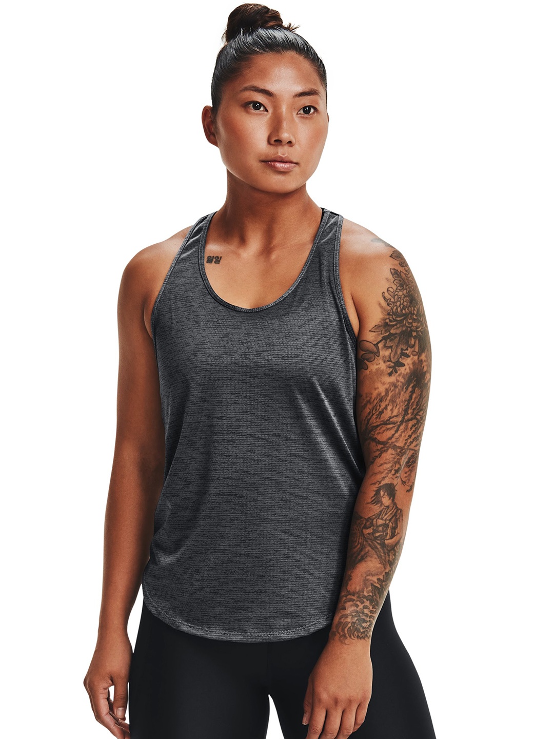 

UNDER ARMOUR Charcoal UA Tech Vent Tank Top