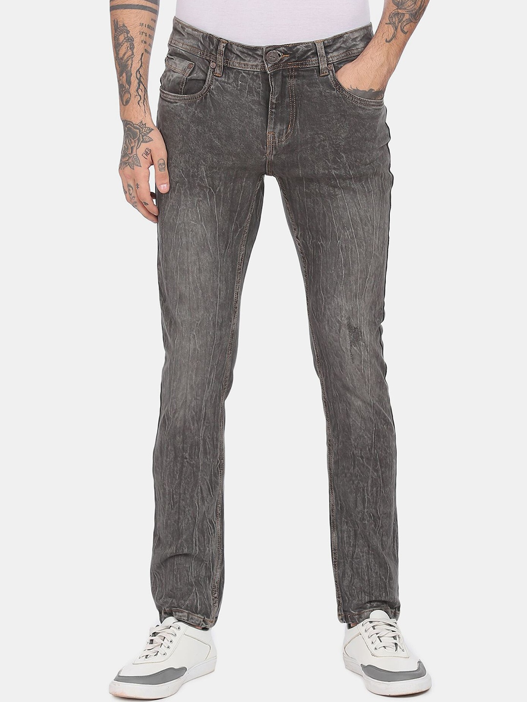

Cherokee Men Grey Regular Fit Stretchable Jeans