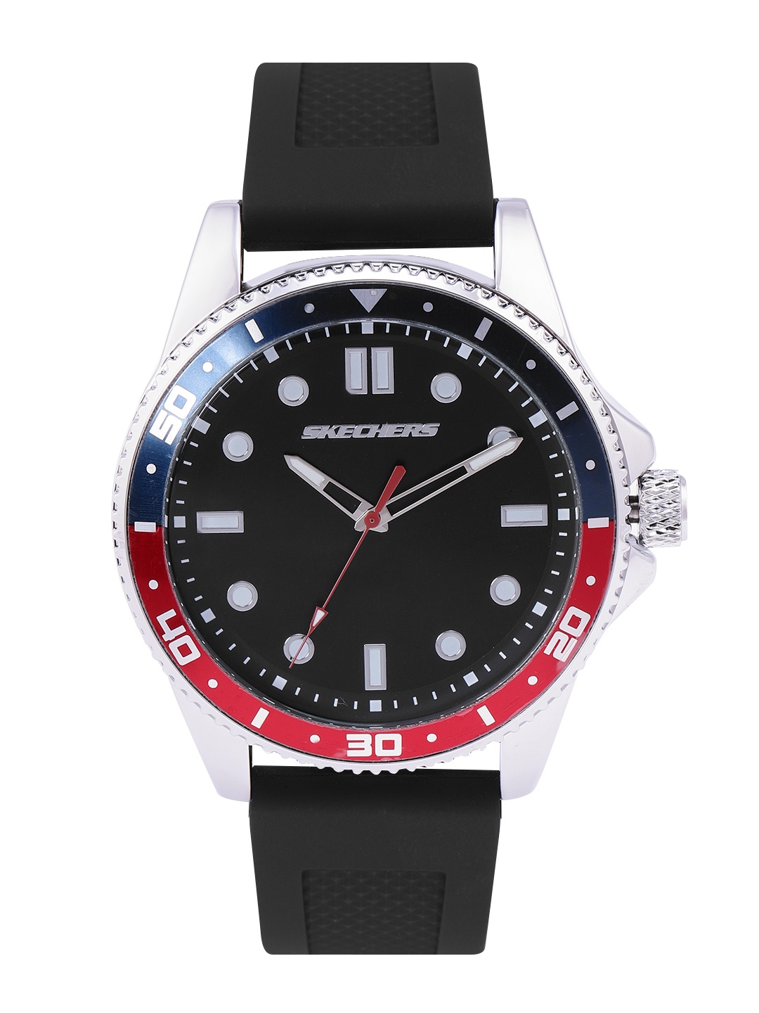 

Skechers Men Black Dial & Straps Longfellow Analogue Watch SR5141