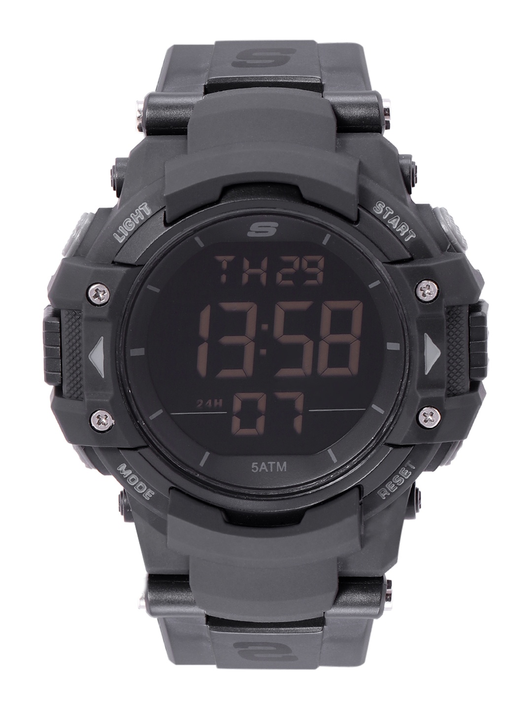 

Skechers Men Black Dial & Straps The Keats Digital Watch SR1037