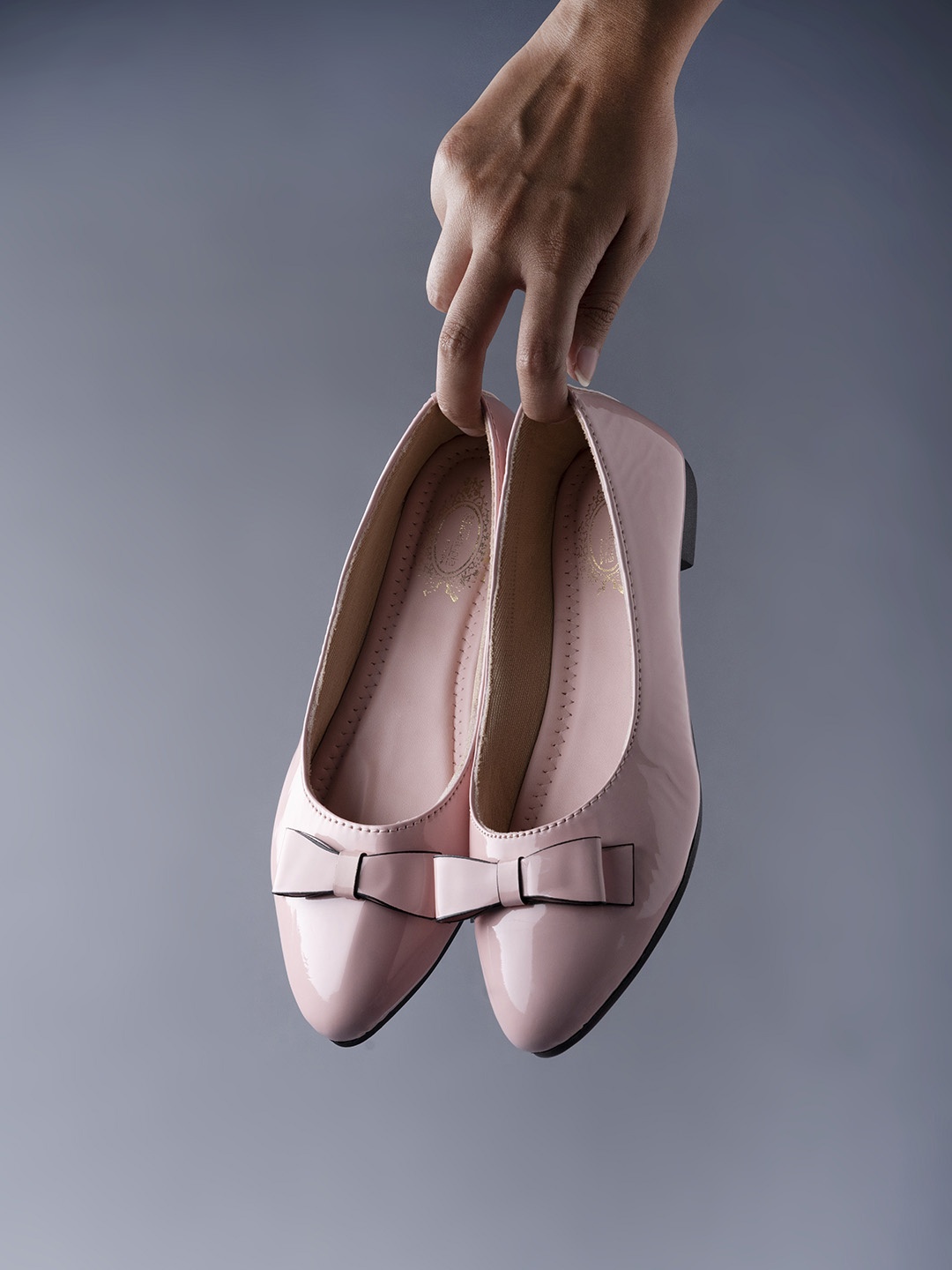 

Shoetopia Women Pink Ballerinas with Bows Flats