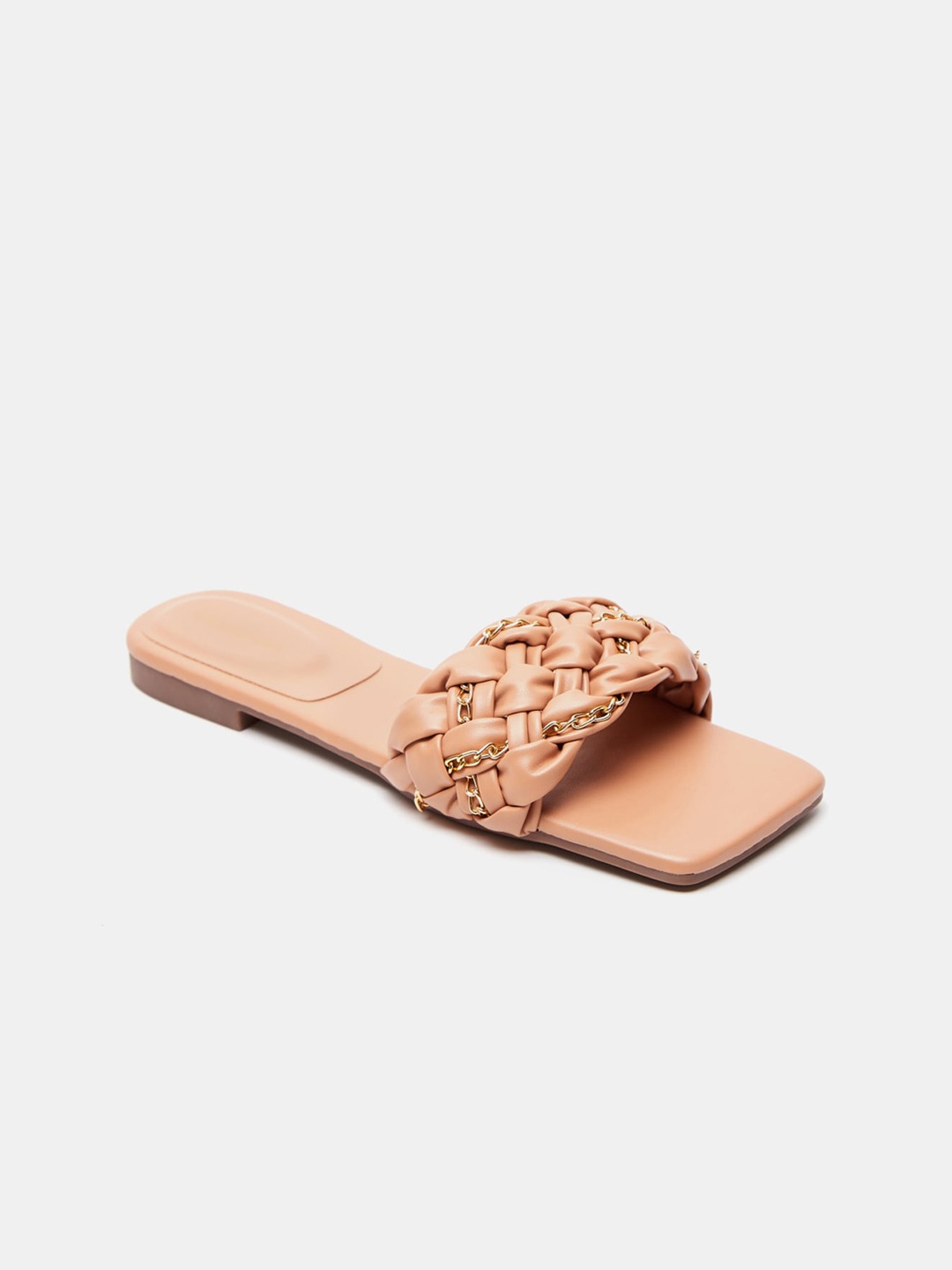 

shoexpress Women Beige Open Toe Flats