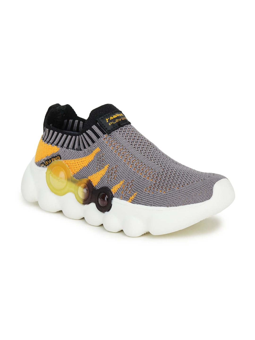 

ABROS Kids Run-N Running Sports Shoes, Grey