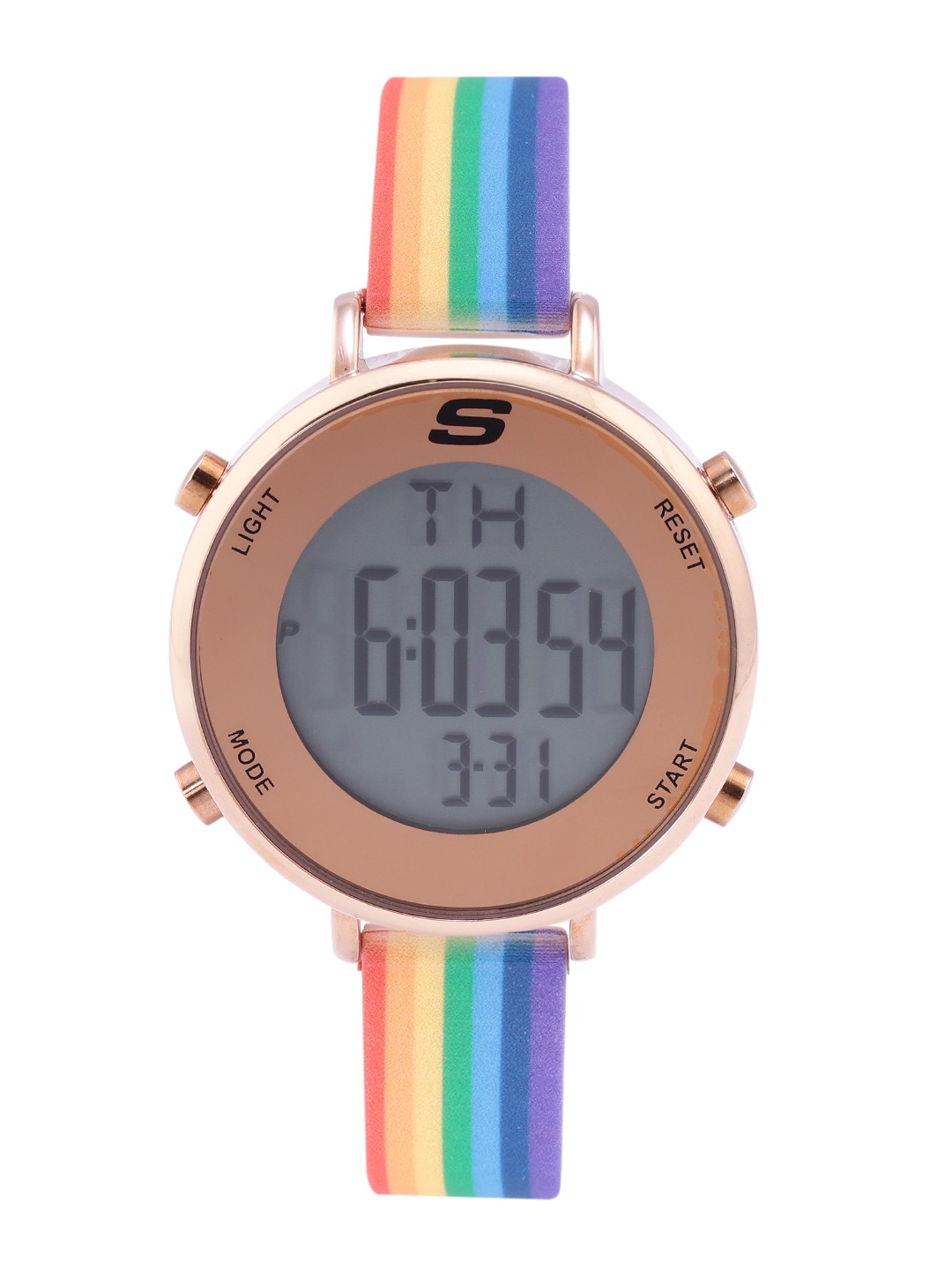

Skechers Women Rose Gold-Toned Magnolia Digital Watch SR6188