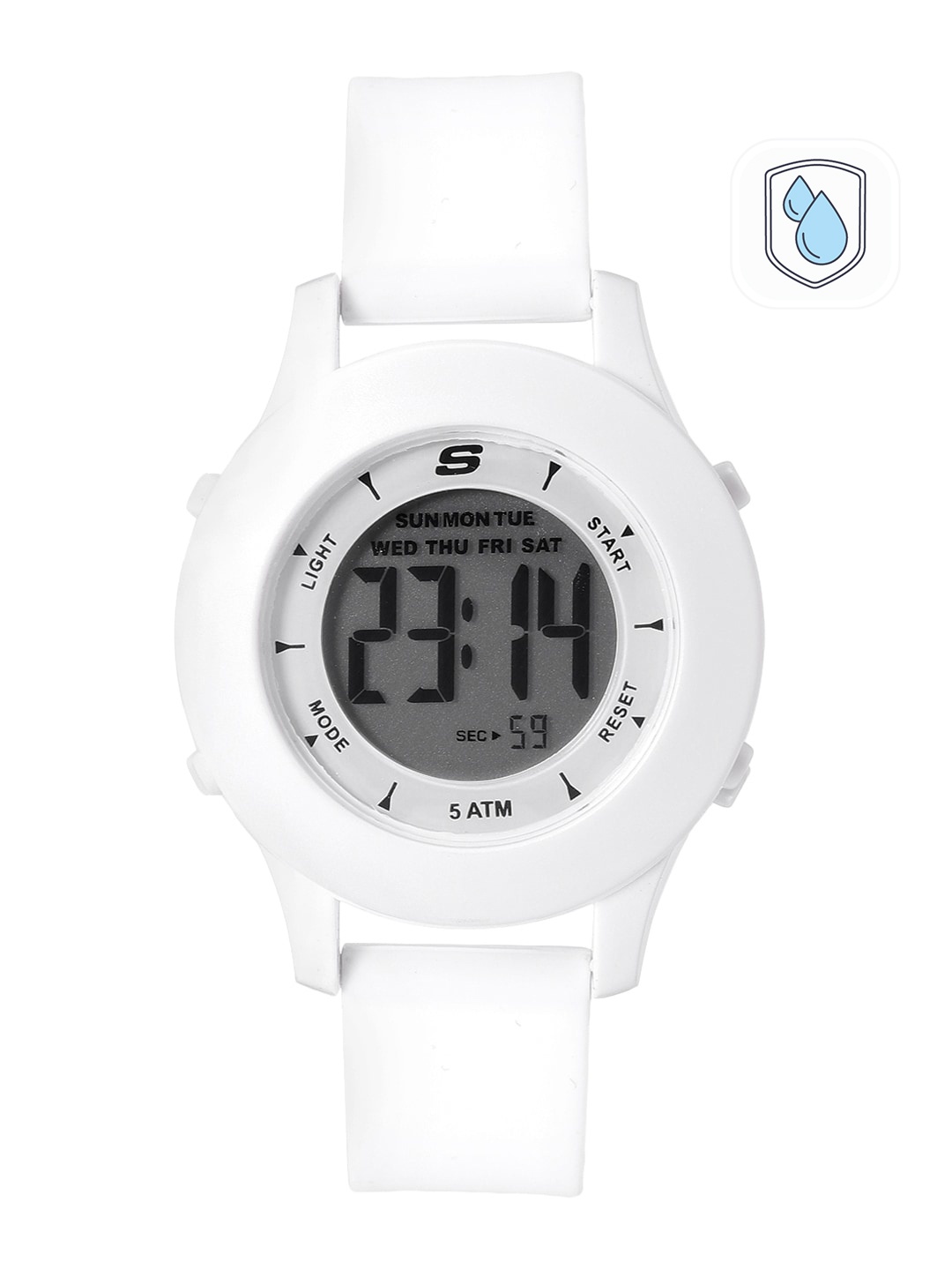 

Skechers Women White Dial & Straps Rosencrans Digital Watch SR6142