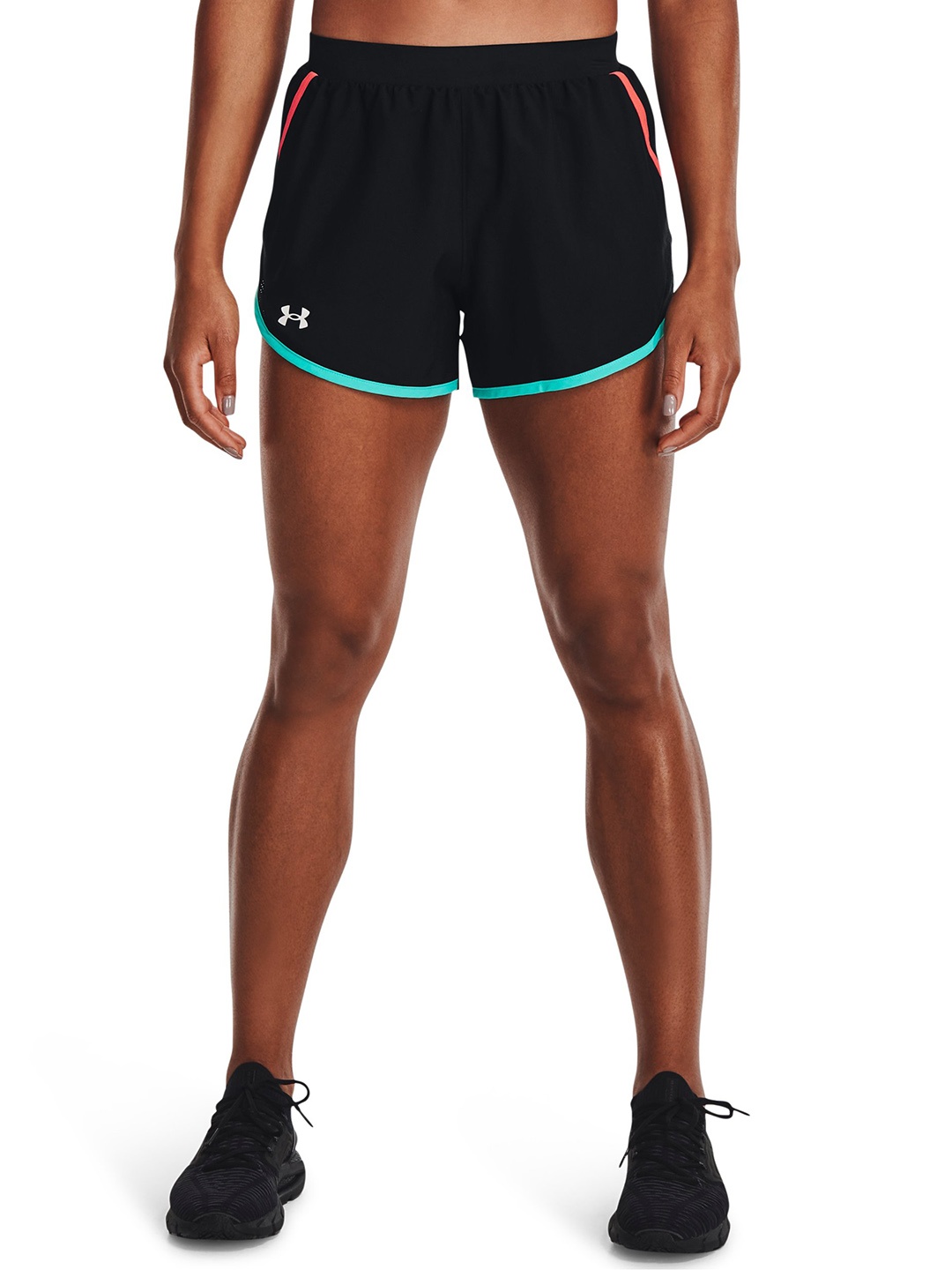 

UNDER ARMOUR Women Black Running Sports Fly By 2.0 Short