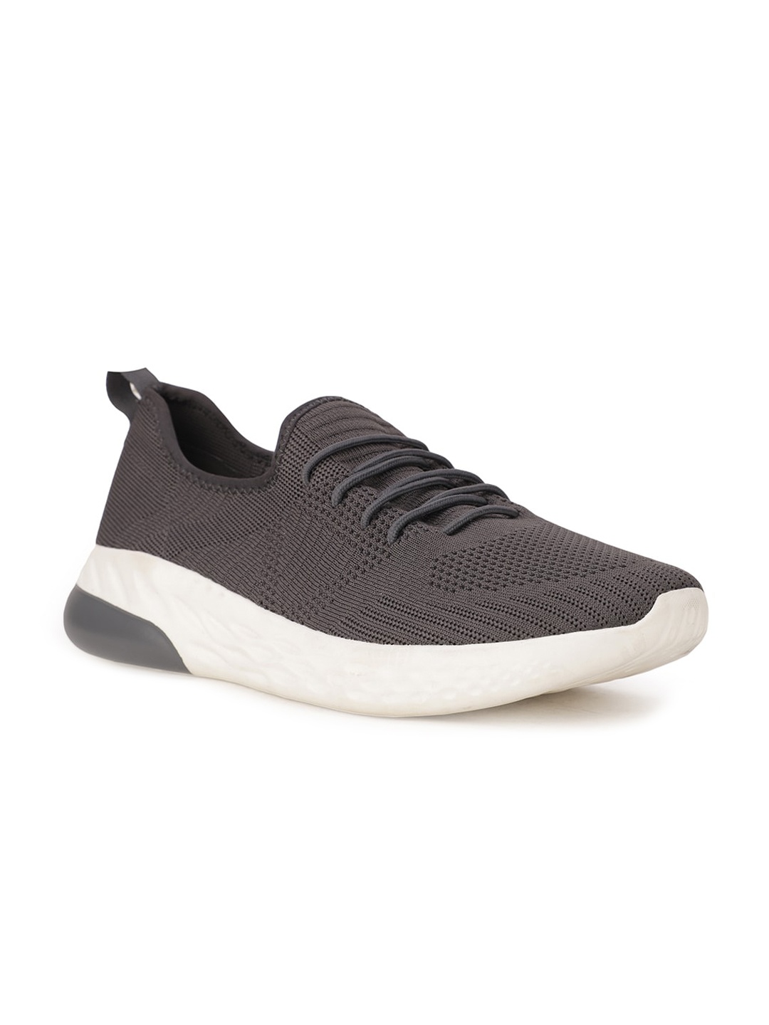 

North Star Men Grey Woven Design Slip-On Sneakers