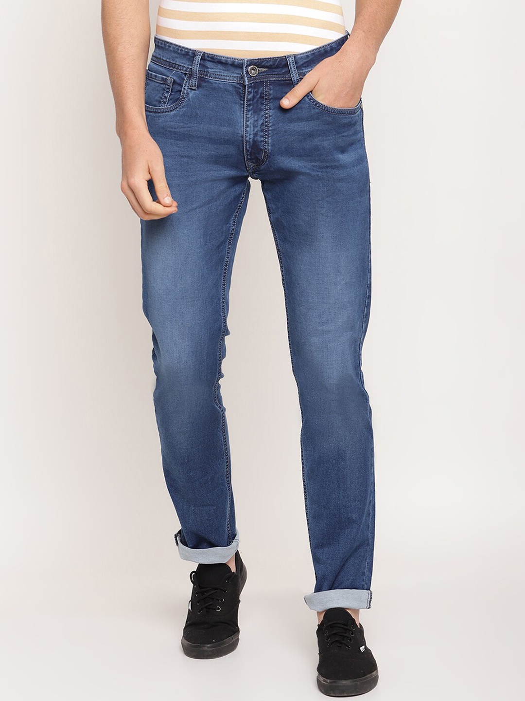 

Octave Men Blue Regular Fit Stretchable Jeans
