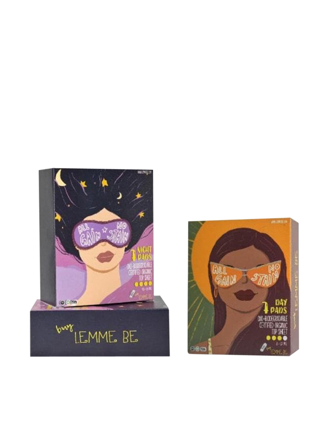 

LEMME BE 7 Day & 7 Night Pads Combo, White