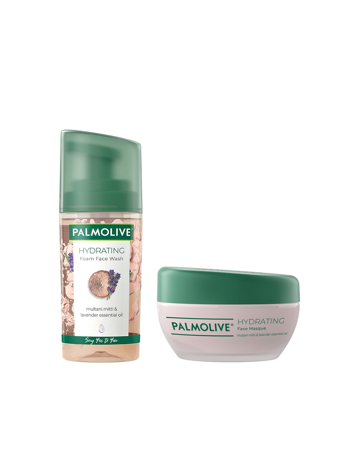 

Palmolive Set of Hydrating Foam Face Wash & Hydrating Face Mask - 100 ml Each, Pink