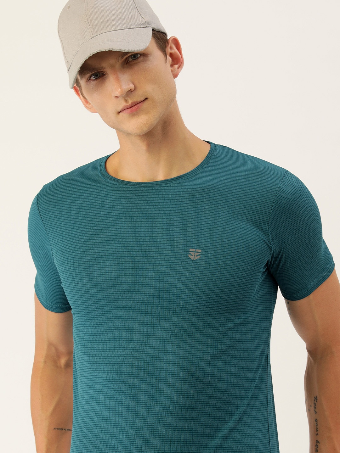 

Sports52 wear Self Design Dri-Fit Training T-shirt, Teal