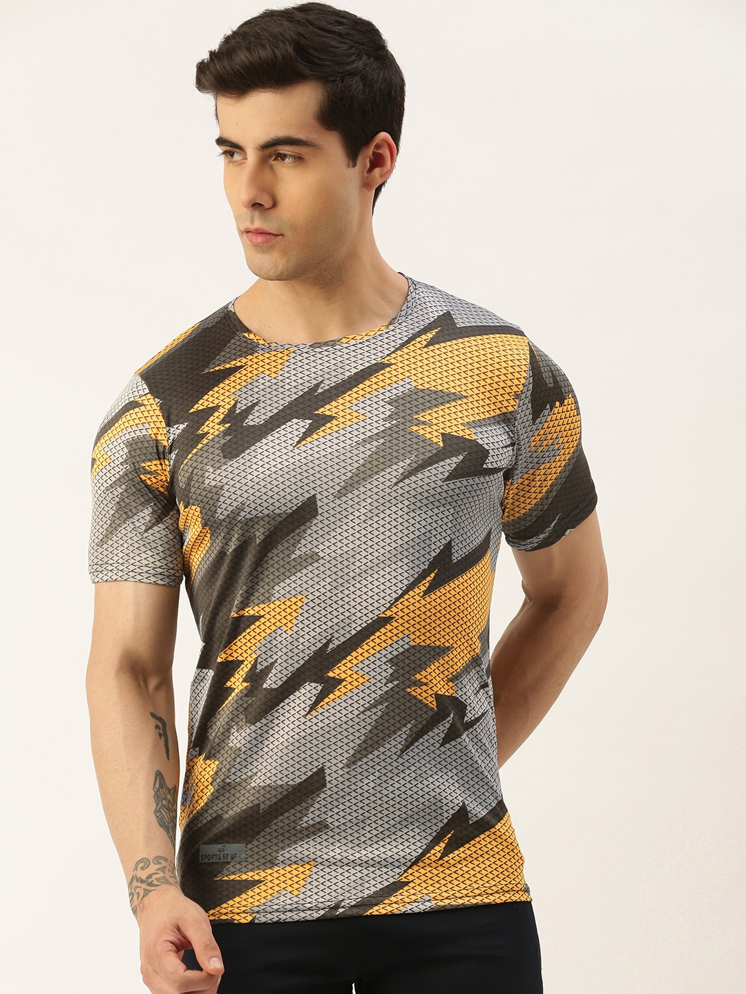 

Sports52 wear Printed Training T-shirt, Grey