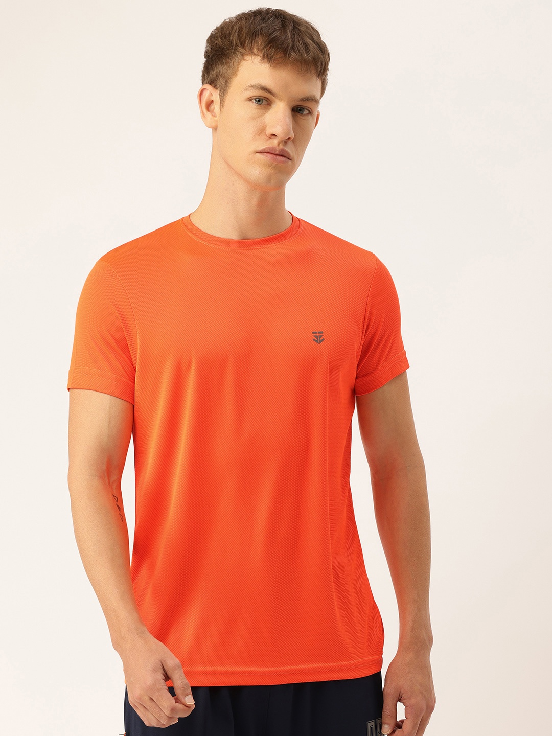 

Sports52 wear Self Design Dry Fit Training T-shirt, Orange