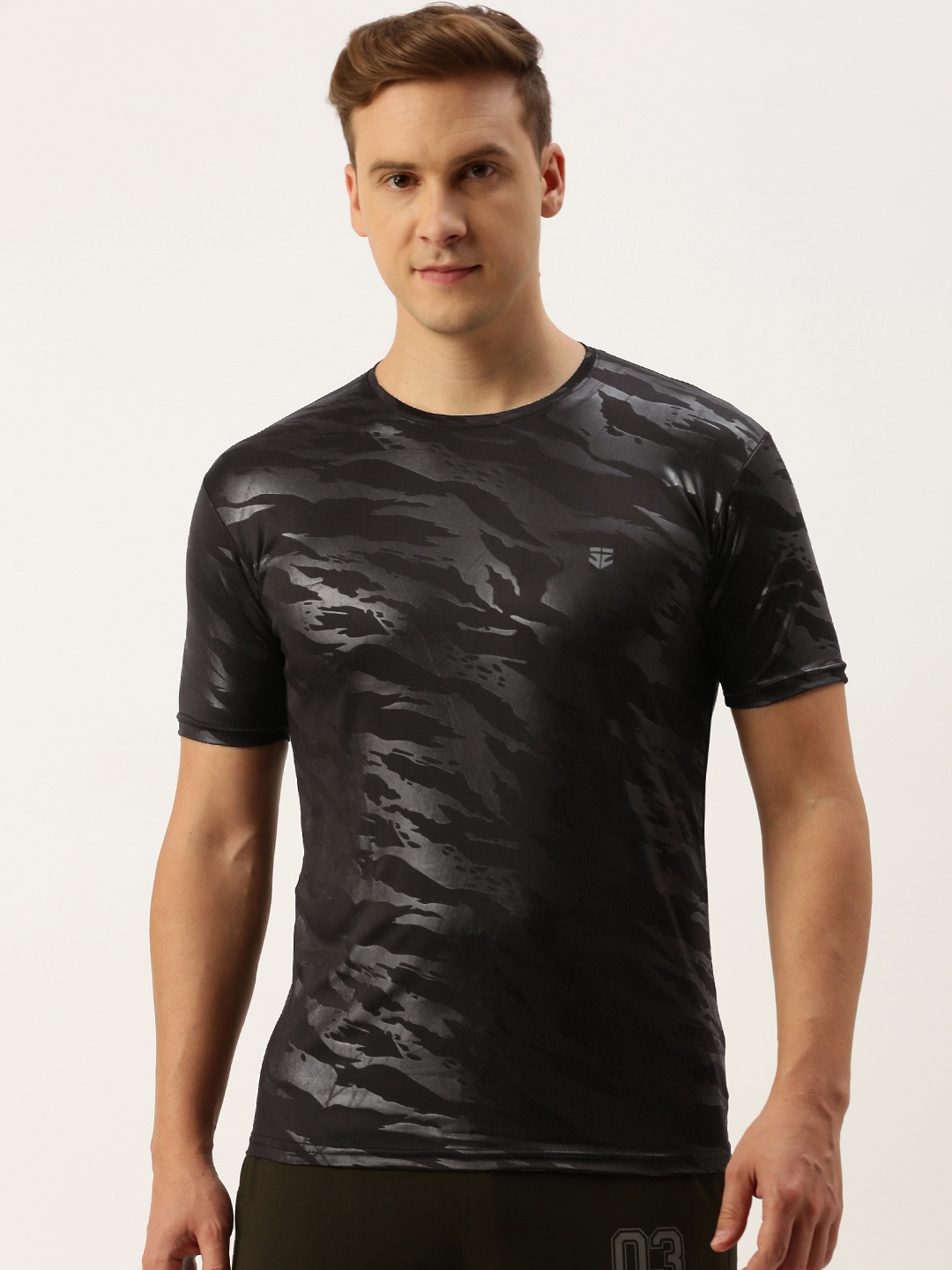 

Sports52 wear Printed Dri-FIT Training T-shirt, Black