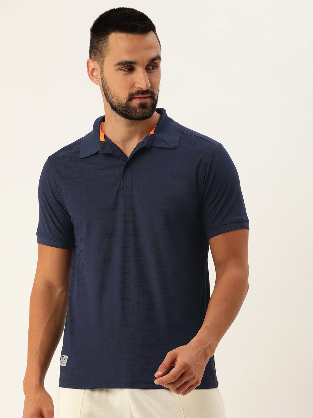 

Sports52 wear Men Polo Collar Training T-shirt, Navy blue