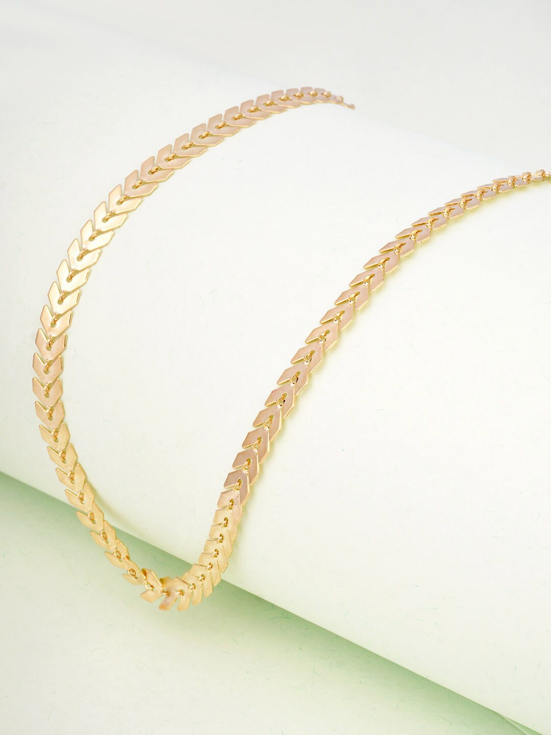 

Ferosh Women Gold Wheat Chain