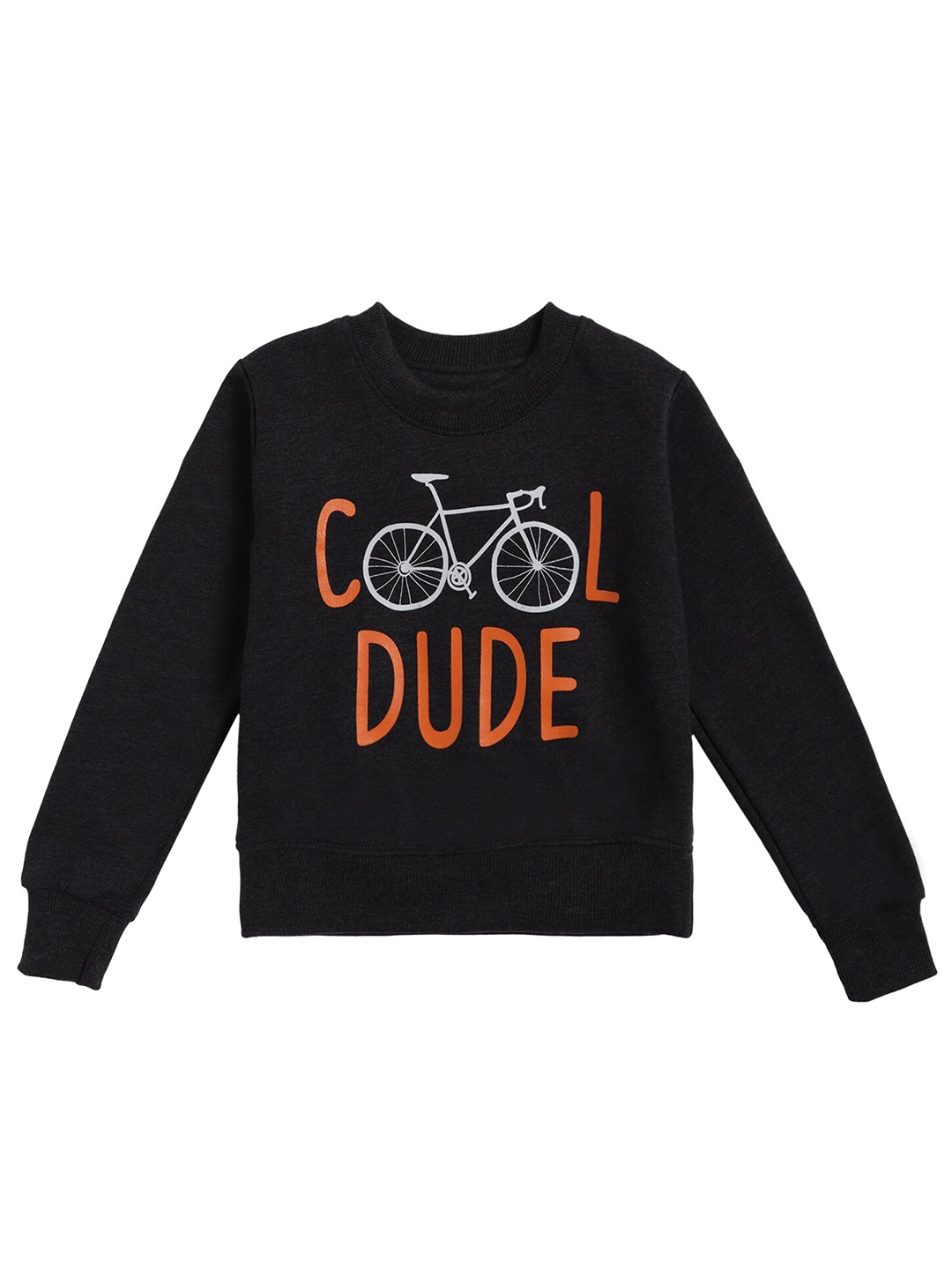 

DYCA Boys Charcoal Grey Printed Sweatshirt