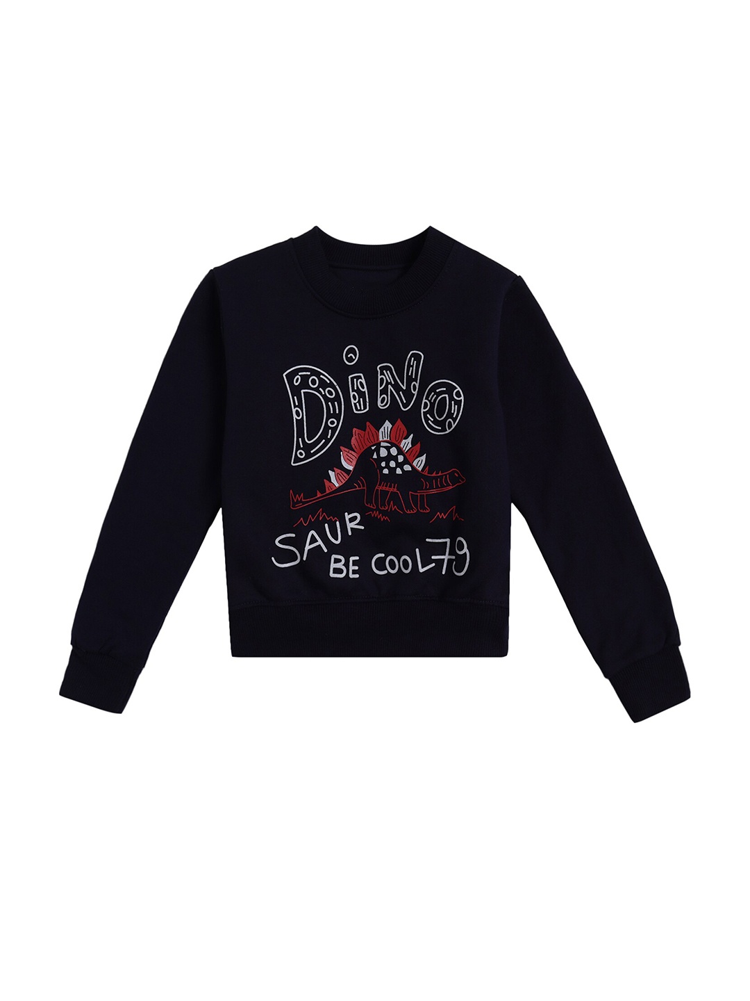 

DYCA Boys Navy Blue Printed Sweatshirt