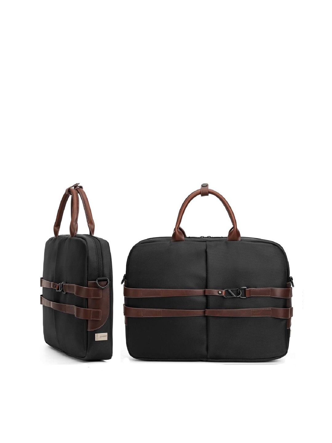 

CONTACTS Men Black Messenger Bag