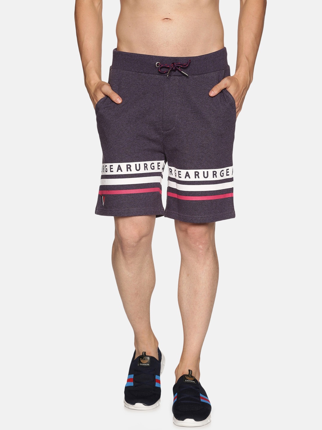 

UrGear Men Purple Training or Gym Shorts