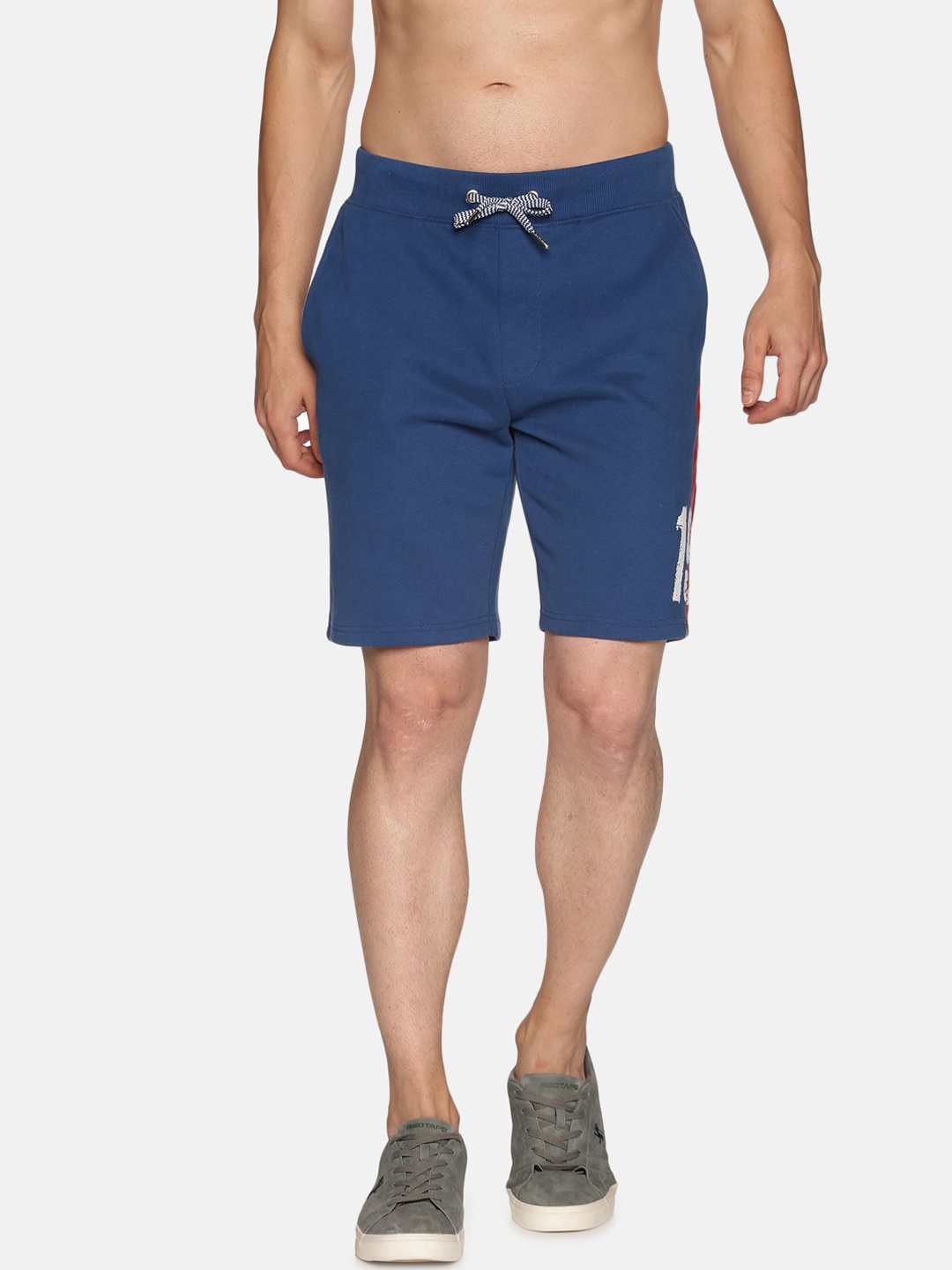 

UrGear Men Blue Cotton Shorts