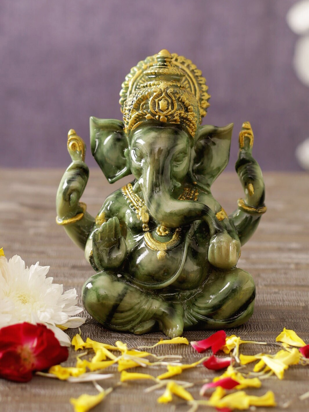 

TIED RIBBONS Ganesha Statue Showpieces, Multi