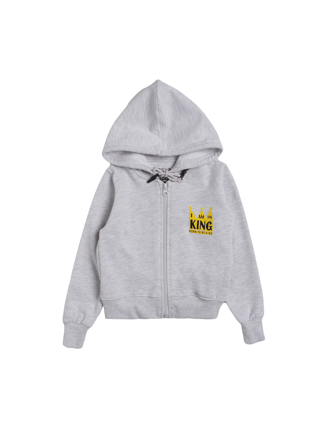 

DYCA Boys Grey Melange Hooded Sweatshirt