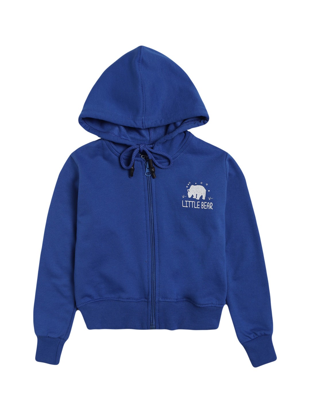 

DYCA Boys Blue Printed Hooded Sweatshirts