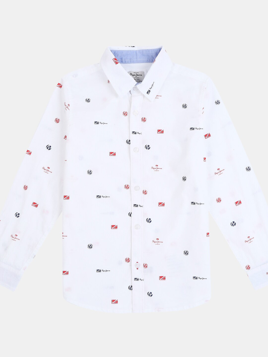 

Pepe Jeans Boys White Printed Casual Shirt