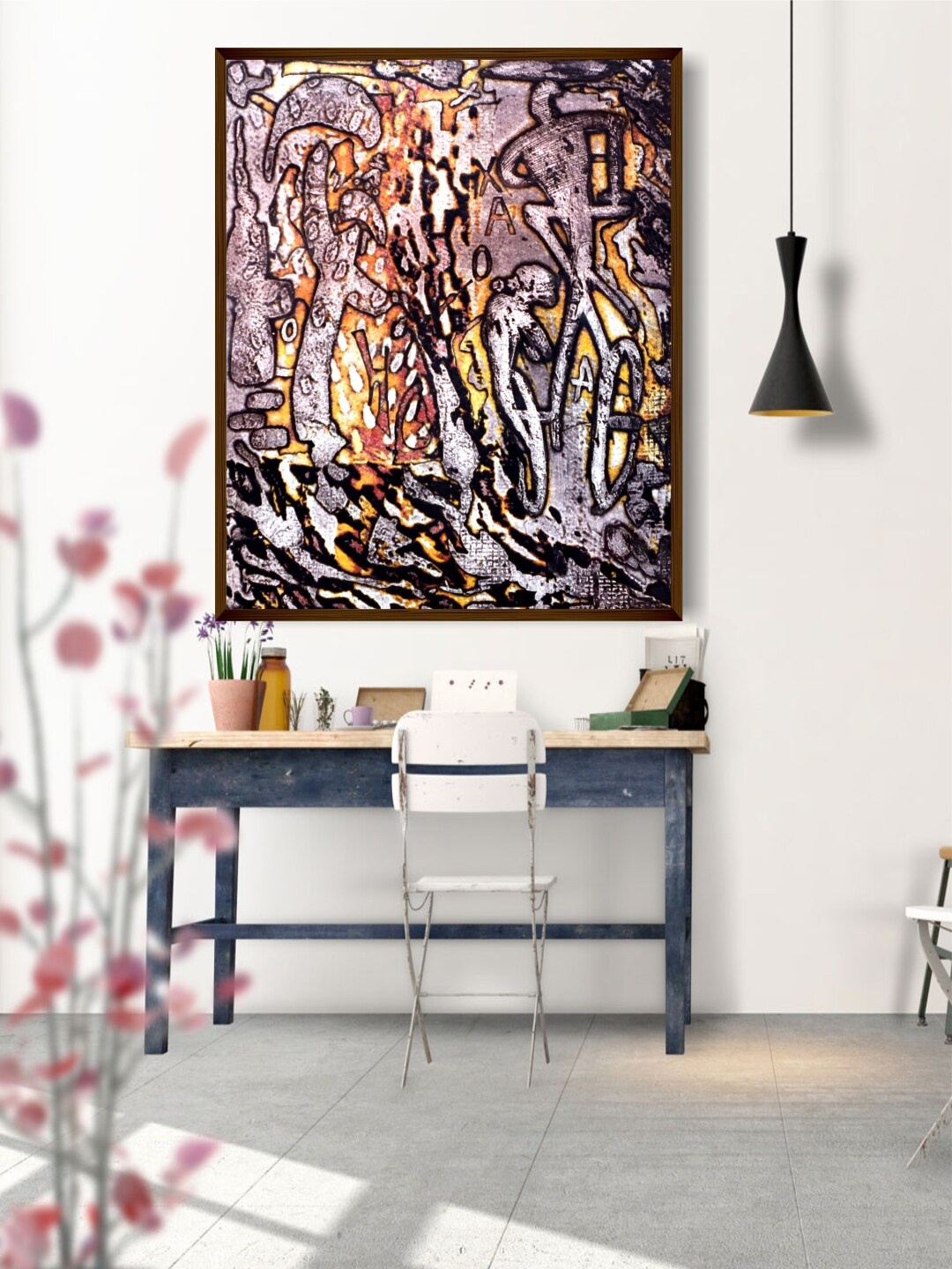 

The Art House Grey & Brown Printed Framed Wall Art