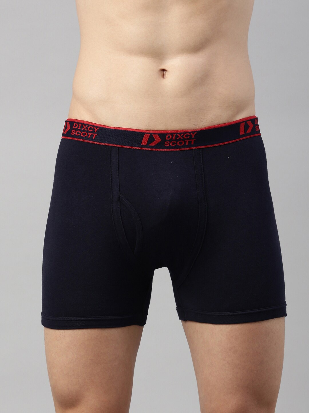 

DIXCY SCOTT Men Navy Blue Solid Pure Cotton Trunks DSO-TITAN TRUNK-P1