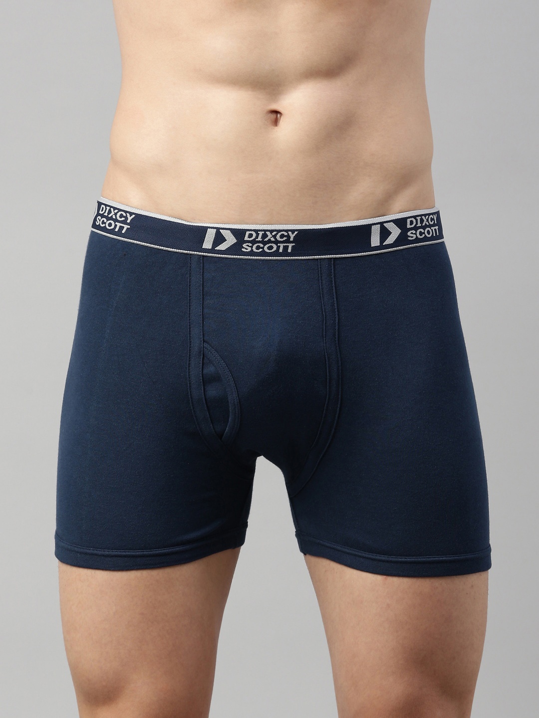 

DIXCY SCOTT Men Blue Solid Pure Cotton Trunks - DSO-TITAN TRUNK-P1