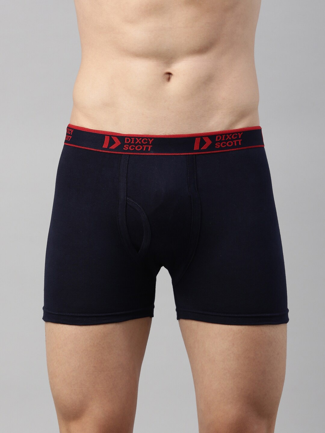 

DIXCY SCOTT Men Navy Blue Solid Comfort Fit Pure Cotton Trunk DSO-CROSS TRUNK-P1