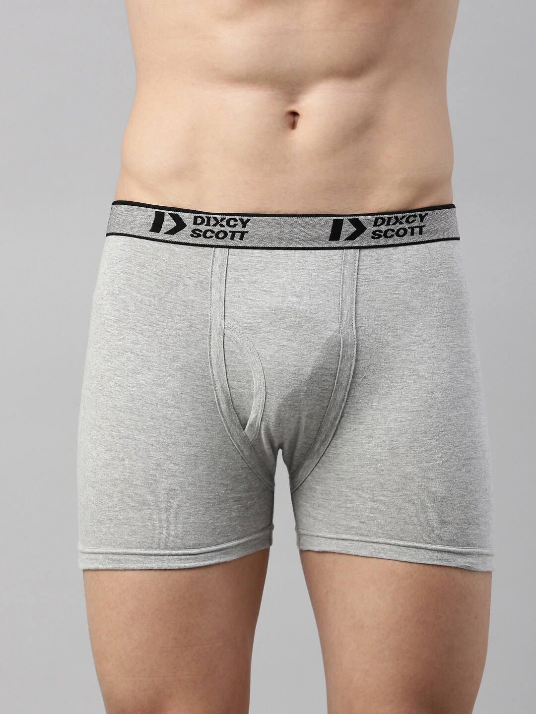 

DIXCY SCOTT Men Grey Melange Solid Comfort Fit Trunk DSO-CROSS TRUNK-P1