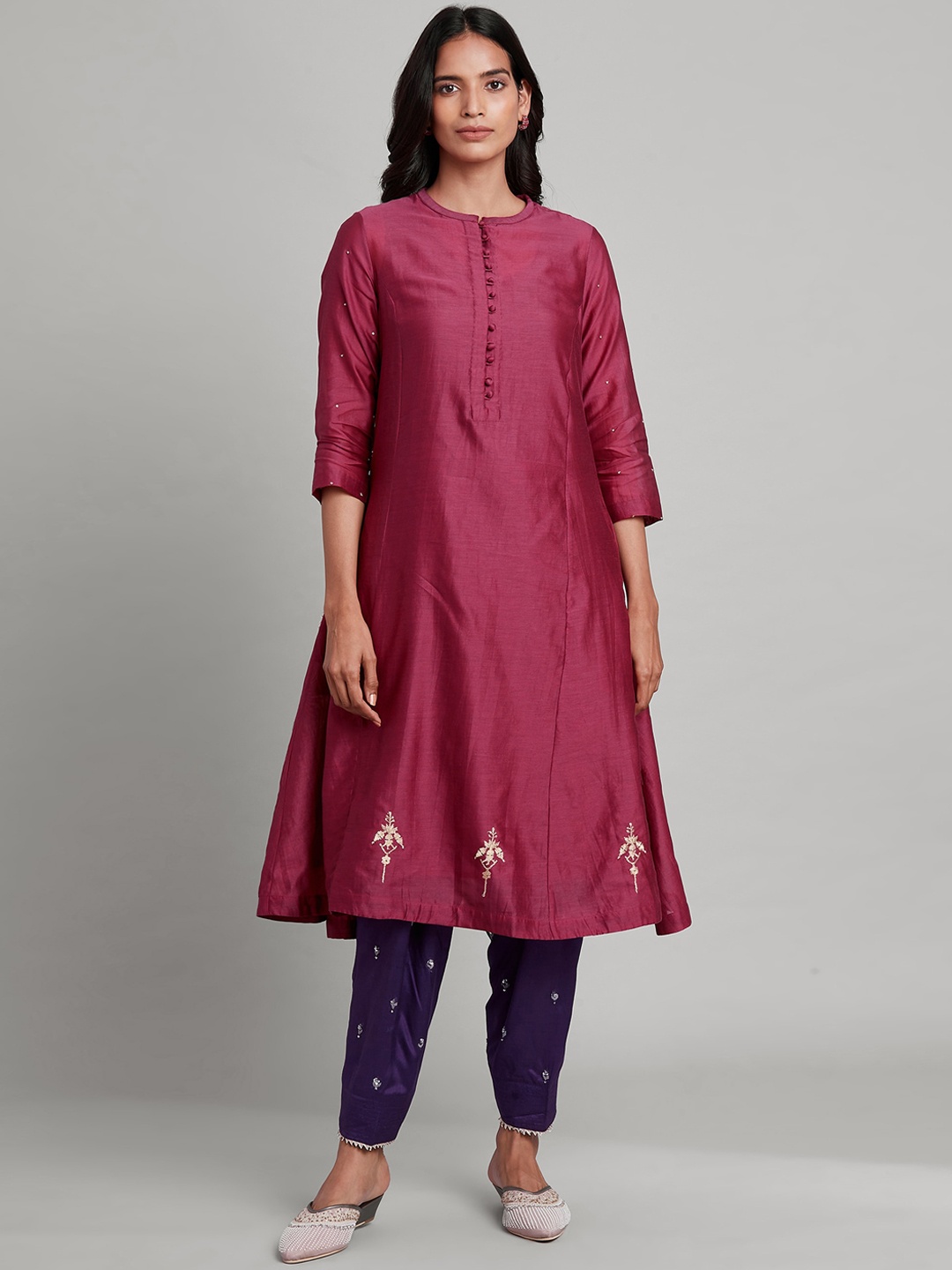 

W The Folksong Collection Women Pink Kurta