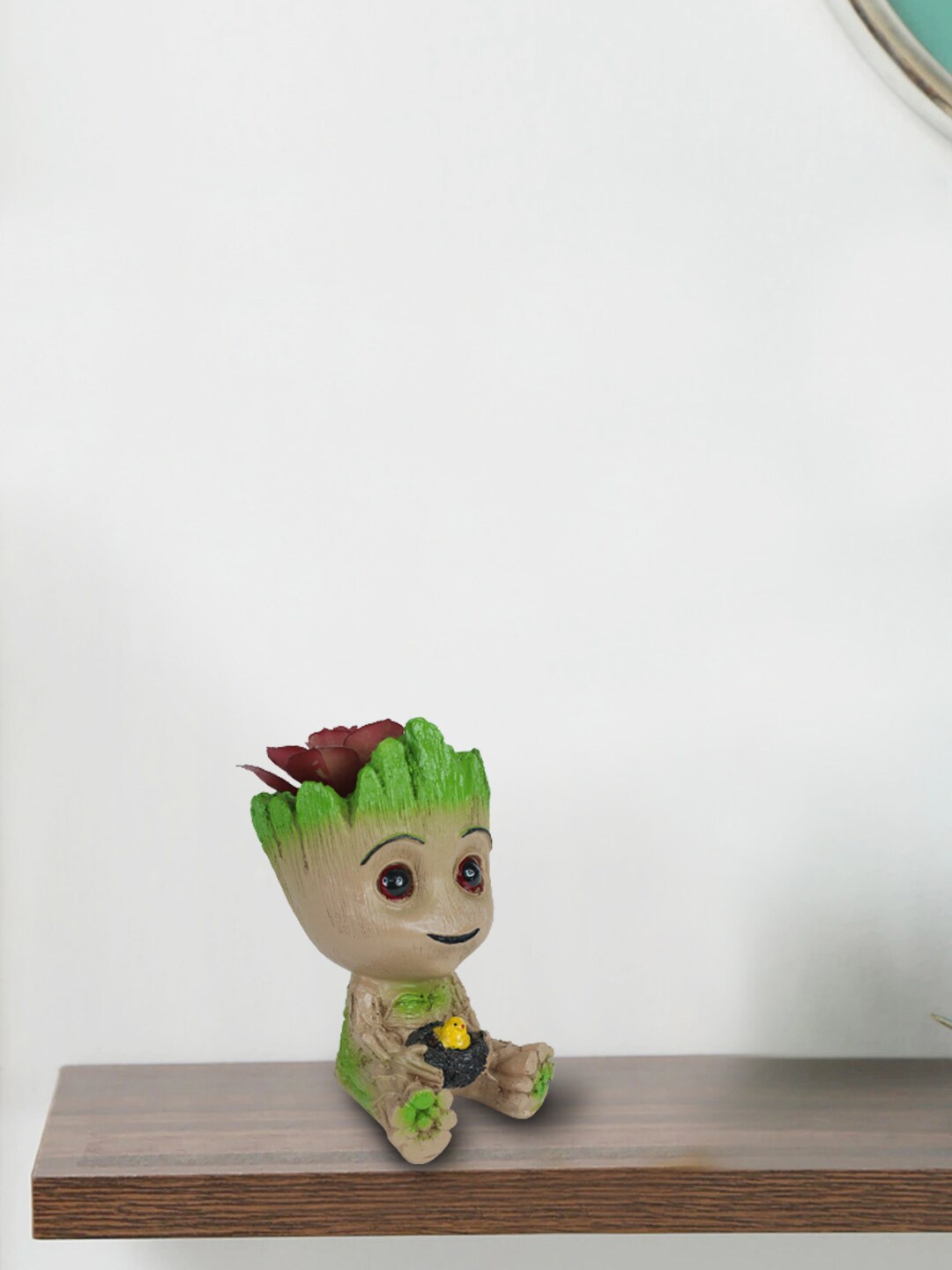 

Wonderland Brown & Green Baby Groot Succulent Planter