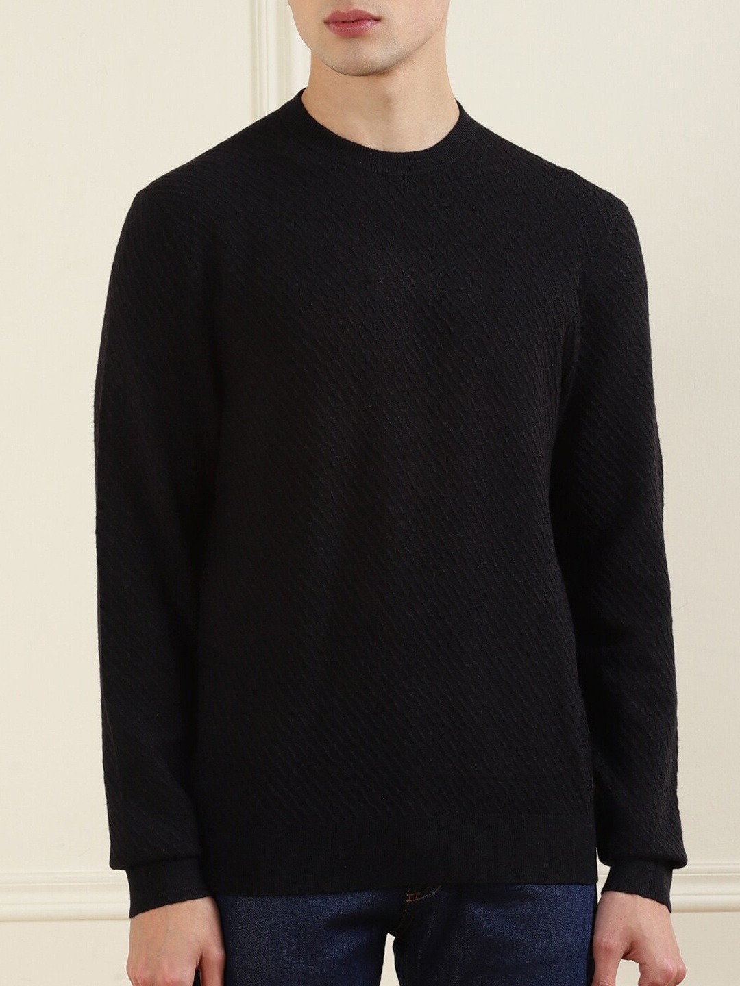 

Ted Baker Men Navy Blue Pullover