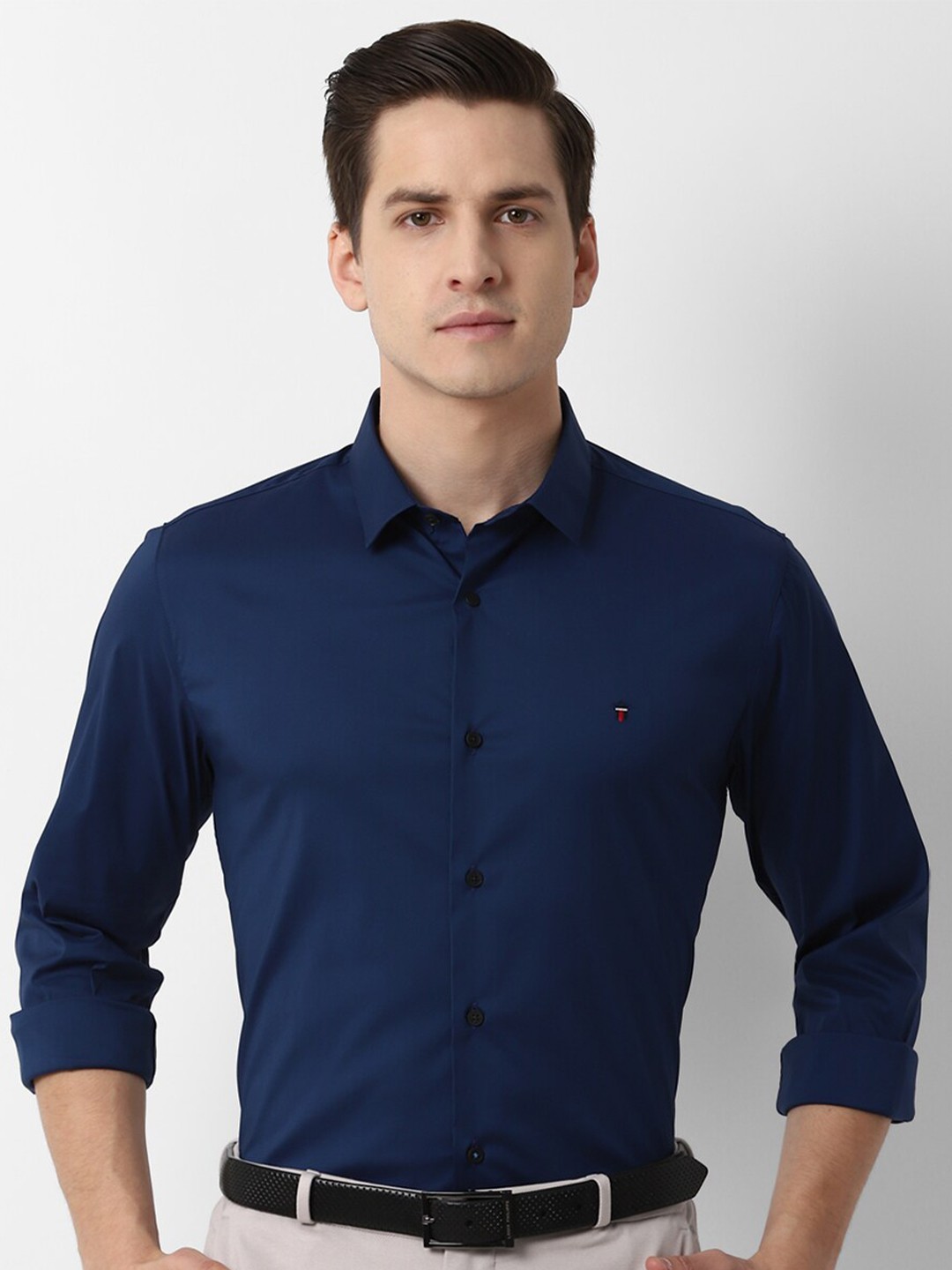

Louis Philippe Sport Men Navy Blue Slim Fit Formal Shirt