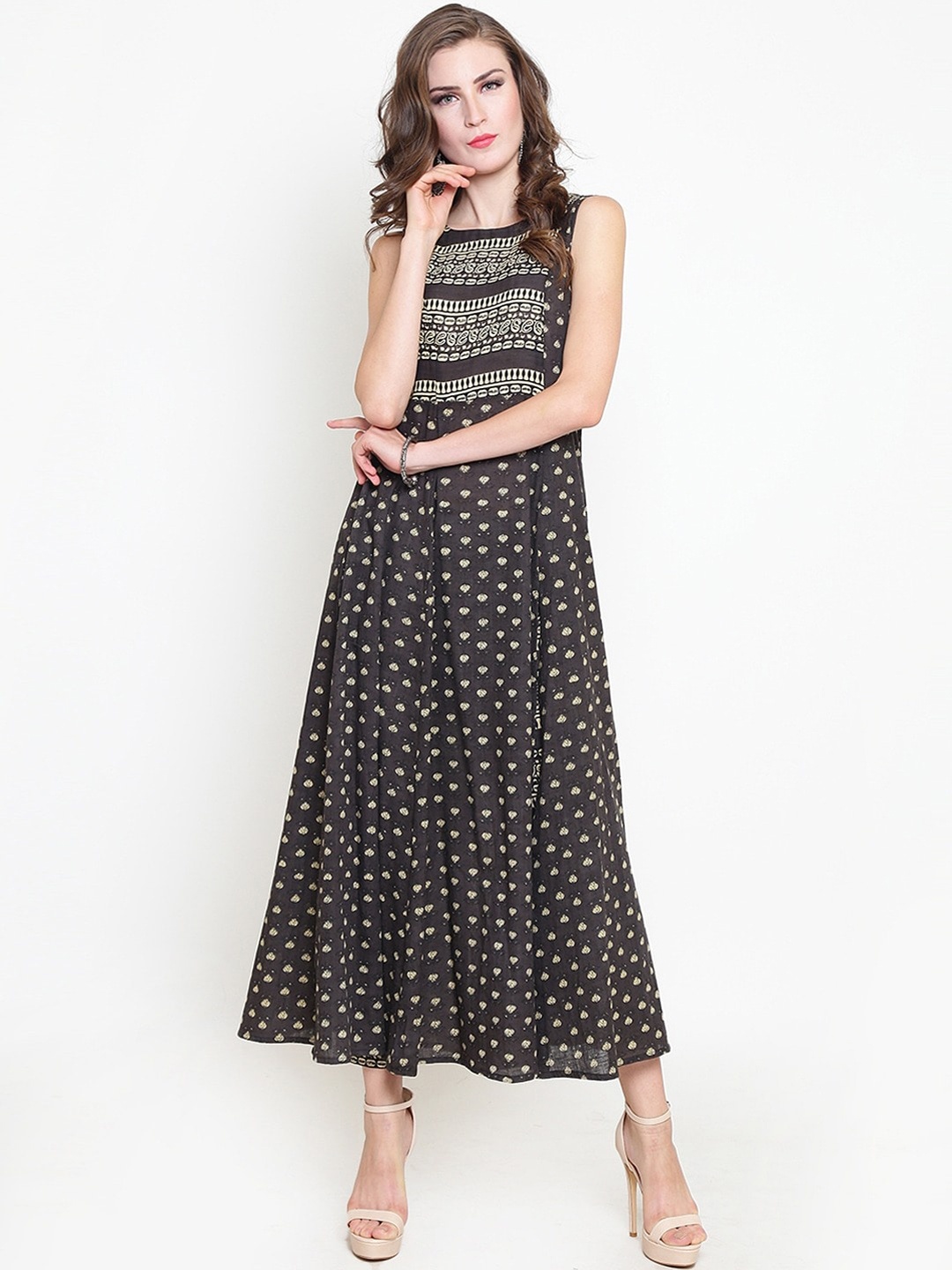 

Sera Women Grey Printed Dress