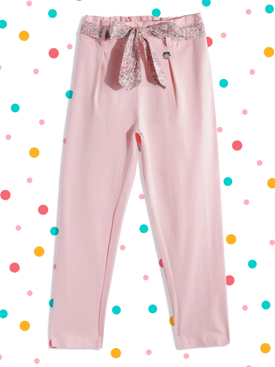 

Allen Solly Junior Girls Pink Solid Pleated Trousers