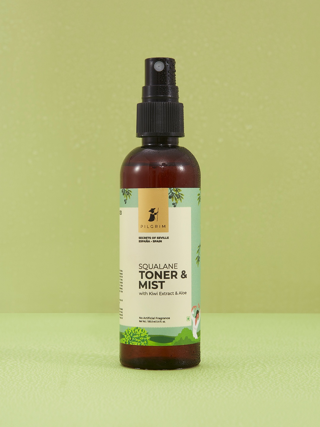 

Pilgrim Squalane Alcohol-Free Hydrating Face Toner & Mist - 100 ml, White